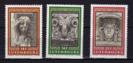 Luxembourg - 1991 - 1227/1229 -  Details Architecturaux - Mascarons  - Neufs** MNH - Ongebruikt