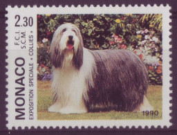 Europe - Monaco - 1990 - N°1715 - Exposition Spéciale - Collies - 7891 - Used Stamps