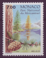 Europe - Monaco - 1991 - N°1804 - Parc National Du Mercantour - 7893 - Used Stamps