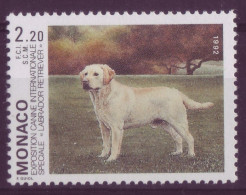 Europe - Monaco - 1992 - N°1813 - Labrador Retriever - 7894 - Used Stamps