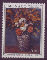 Europe - Monaco - 1972 - N°8820 - Monte-Carlo - Flora 1972 - Cézanne - Vase De Fleurs - 7900 - Used Stamps