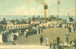 CPA CP Royaume-Uni Angleterre Ryde Isle Of Wight The Pier Arrival Of A Steamer LL 10 - Other & Unclassified