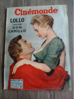 Ciné Monde N° 1226 LOLLO DON CAMILLO JEAN MARAIS CATHIA CARO EDITH PIAF Les Misérables GABIN 06/02/1958 - Altri & Non Classificati