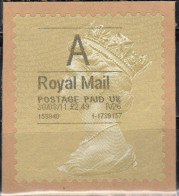 2011 Great Britain - Queen Elizabeth Royal Mail £ 2,49 Large Gold Stamp - Other & Unclassified