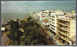 (PAN)  CP Guayaquil,Ecuador, Malecon Simon Bolivar And The Guayas River.unused,petit Pli Coin Supérieur Gauche - Ecuador