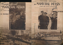 Journal Revue Voyage Officiel Du Maréchal Pétain Chef De L'Etat Français En Provence - Le Petit Marseillais - Le Petit Marseillais