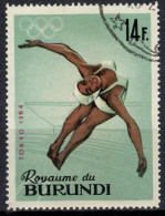 RU+ Burundi 1964 Mi 132 Frau - Usados