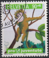 2001 Schweiz Pro Juventute ° Zum: CH J363, Mi: CH 1775, Tom Der Affe / Kinderbücher - Monkeys