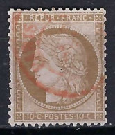 FRANCE Ca.1870: Le Y&T 36a Obl. CAD Rouge Des Imprimés - 1870 Asedio De Paris