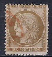 FRANCE Ca.1870: Le Y&T 36 Obl. CAD Rouge Des Imprimés - 1870 Asedio De Paris