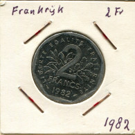 2 FRANCS 1982 FRANKREICH FRANCE Semeuse Französisch Münze #AM612.D.A - 2 Francs