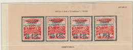 Asturias Y Leon 1937 - Edifil 8/11 Mh* - Asturies & Leon