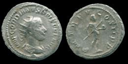 GORDIAN III AR ANTONINIANUS ROME Mint AD242 P M TR P V COS II P P #ANC13111.43.U.A - L'Anarchie Militaire (235 à 284)