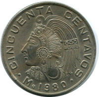 50 CENTAVOS 1980 MEXICO Coin #AH490.5.U.A - Mexiko