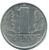 1 PFENNIG 1960 A DDR EAST DEUTSCHLAND Münze GERMANY #AE046.D.A - 1 Pfennig