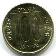 100 DINARA 1989 YUGOSLAVIA UNC Moneda #W11262.E.A - Joegoslavië