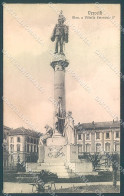 Vercelli Città Monumento Vittorio Emanuele II Cartolina JK3913 - Vercelli