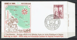 FDC - 1011 - Stempel Bruxelles-Brussel - 1951-1960