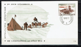 FDC - 1030 - Belgische Zuidpoolexpeditie, Antarctique - 1951-1960