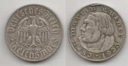 +  ALLEMAGNE   + 2 MARK 1933 + LUTHER + - 2 Reichsmark