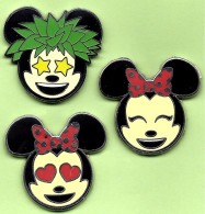 3 Pin's BD Disney Minnie - #058 - Disney