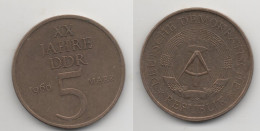 +  ALLEMAGNE   + 5 MARK 1969 + DDR + - 5 Reichsmark