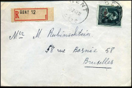 Angetekende Cover Naar Bruxelle - N° 724T - 1946 -10%