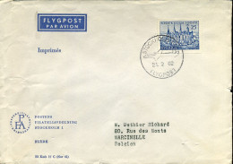 Cover From Stockholm To Marcinelle, Belgium - Covers & Documents