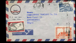 Cover To Antwerp, Belgium - "Transpacifico, Lima, Peru" - Peru