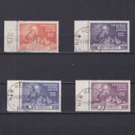 NEW HEBRIDES 1949, SG #64-67, UPU, Used - Oblitérés