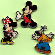 3 Pin's Disney Tokyo Mickey Minnie Dingo - #104 - Disney