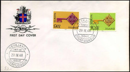 Iceland - FDC - 1968