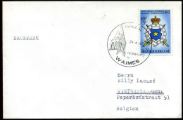 1421 - 1ste Dag Afstempeling - Stempel : Waimes - 1961-1970