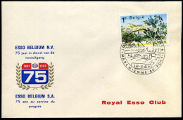 1409 - FDC - Westhoek - Royal Esso Club - Stempel : Marchienne-au-Pont - 1961-1970