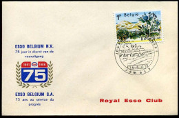 1409 - FDC - Westhoek  - Royal Esso Club - Stempel : Jambes - 1961-1970