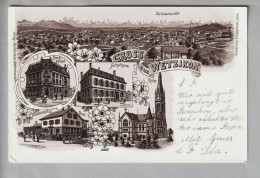 CH ZH Wetzikon 1906-04-15  Litho #6538 D.Guggenheim - Wetzikon