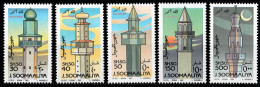1992 Somalia Minarets Set MNH** - Somalia (1960-...)