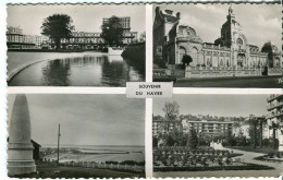 Cp Du 76 Le Havre Souvenir Multivues Annees 1950 Editions Bellevues Le Havre Casino Bassin Pain De Sucre Square St - Square Saint-Roch