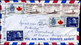 Cover To Brugge, Belgium - Cartas & Documentos