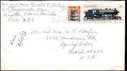 Cover To Spring Arbor, Michigan, U.S.A. - Lettres & Documents