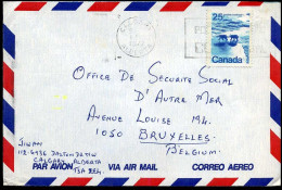 Cover To Brussels, Belgium - Cartas & Documentos