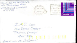 Cover To Toronto, Brussels - Cartas & Documentos