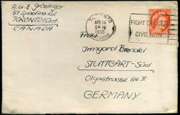 Cover To Stuttgart, Germany - Storia Postale