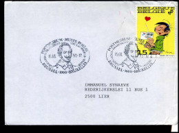 Cover - Stempel : Postmuseum - Musée Postal, Brussel - Bruxelles - Herdenkingsdocumenten