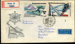Registered Cover To Brussels, Belgium - Covers & Documents