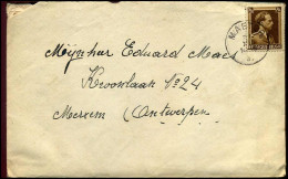 Cover To Merksem, Antwerp - Covers & Documents