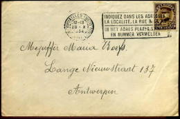 Cover To Antwerp - Storia Postale