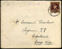 Cover Naar Coquilhatsville, Congo-Belge, N° 321 - Covers & Documents