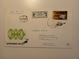 V0678  Israel 1968 FDC -  Electronics -  Registered Cover  NETANYA - Sent To  Budapest, Hungary - Lettres & Documents