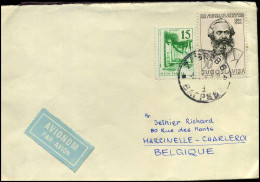 Cover To Marcinelle, Belgium - Covers & Documents